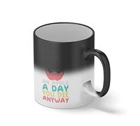 an apple a day you die anyway Black Magic Coffee Mug