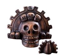 An Aztec Whistle, Aztec Death, Loud Whistle Skull Shaped, Autentico Sound, 4,09 x 3,62 x 2,95 Inches Aztec-Inspired Noise Maker for Modern Performance and Collectors