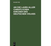 An die Laien aller christlichen Kirchen des deutschen Volkes (Copertina rigida)