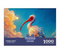 An Elegant White Bird 1000 Pezzi Carta Ecologica Puzzle Big Eye Bird Immagini Vibranti Giocattoli Educativi Puzzle Per Bambini 52x38cm/1000pcs