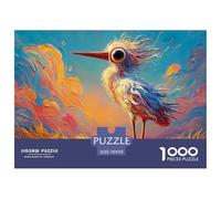 An Elegant White Bird 1000 Pezzi Cartone Robusto Puzzle Big Eye Bird Antistress Gioco Creativo Puzzle Per Adulti E Bambini 70x50cm/1000pcs