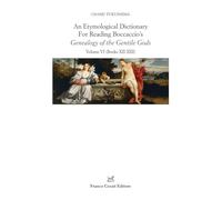 Libri Osamu Fukushima - An Etymological Dictionary For Reading Boccaccio's Genea