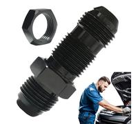 An Fittings, Aluminum Bulkhead Connector Fitting, Automotive Replacement Part, Alluminio, for Garage Repairs, Performance Builds, Home Use, and Mechanic Shops Adaptable Products