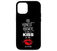 An Honest Answer is Like a Kiss on The Lips Proverbs 24-26 Custodia per iPhone 12/12 Pro