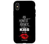 An Honest Answer is Like a Kiss on The Lips Proverbs 24-26 Custodia per iPhone X/XS