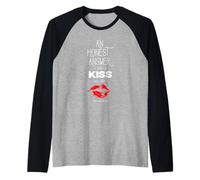 An Honest Answer is Like a Kiss on The Lips Proverbs 24-26 Maglia con Maniche Raglan
