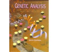 An Introduction to Genetic Analysis 6th edition by Griffiths, Anthony J. F., Miller, Jeffrey H., Suzuki, David (1996) Hardcover