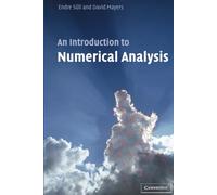 Endre Süli David F. Mayers An Introduction to Numerical Analysis (Tascabile)