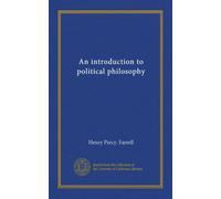 An introduction to political philosophy