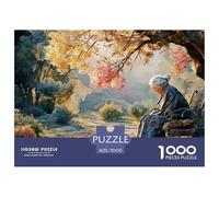 An Iron Bench Under The Tree 1000 Pezzi Cartoncino Premium Puzzle Kitten Immagini Vibranti Gioco Creativo Puzzle Decorazioni Per La Casa 70x50cm/1000pcs