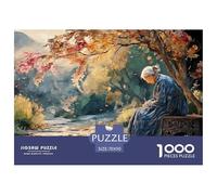 An Iron Bench Under The Tree 1000 Pezzi Cartoncino Premium Puzzle Kitten Immagini Vibranti Gioco Creativo Puzzle Per Adulti E Bambini 70x50cm/1000pcs