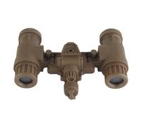 AN/PVS31 Occhiali Visione Notturna Modello Tan Cosplay Prop per Giochi e Film, Simulato Luce Verde con Scatola Batteria e Cavo