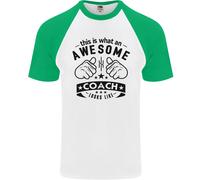 An Stupenda Coach Looks Like Rugby Calcio DA UOMO S/S Baseball T-Shirt