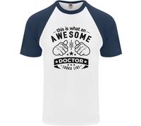 An Stupenda Doctor Looks Like Gp Divertente DA UOMO S/S Baseball T-Shirt