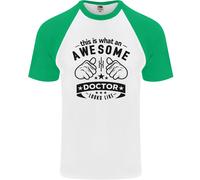An Stupenda Doctor Looks Like Gp Divertente DA UOMO S/S Baseball T-Shirt