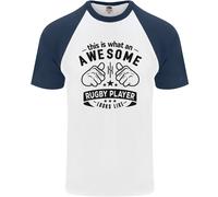 An Stupenda Rugby Player Looks Like Union DA UOMO S/S Baseball T-Shirt
