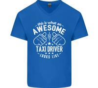 An Stupenda Taxi Driver Looks Like Uomo Scollo A V Cotone T-Shirt