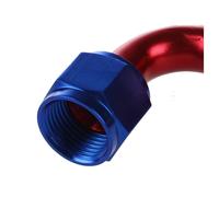 AN10/90 Gradi Girevole Tubo Olio Terminale Raccordo Adattatore Alluminio Rossa