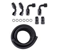 Universale 12ft An-10 Tubo Linea Olio Combustibile Swivel Hose End Kit