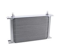 AN10 Alluminio 7 10 13 16 19 25 file Tipo britannico Motore Trasmissione di raffreddamento Radiatore Universale Oil Cooler Engine Radiator(Silver 25 Row)