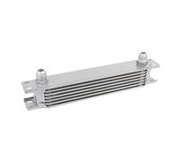 AN10 Alluminio 7 10 13 16 19 25 file Tipo britannico Motore Trasmissione di raffreddamento Radiatore Universale Oil Cooler Engine Radiator(Silver 7 Row)