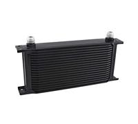 AN10 Alluminio 7 10 13 16 19 25 file Tipo britannico Motore Trasmissione di raffreddamento Radiatore Universale Oil Cooler Engine Radiator(Black 19 Row)