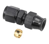 AN6 - Adattatore rotante per linea carburante, struttura in ottone e lega di alluminio, collo da 5/16" a 3/8", per uso automobilistico generale