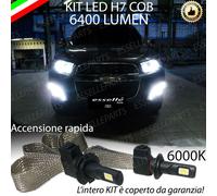 ANABBAGLIANTE LED CHEVROLET CAPTIVA 2006 + LED H7 6000K 6400 LUMEN ULTRALUMINOSI