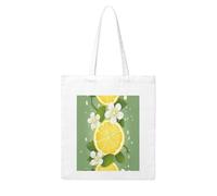 ANABPRMA Borsa a tracolla in tela con treno locomotiva a vapore per le donne borsa a tracolla riutilizzabile borsa a tracolla di grande capacità, Limone fresco., Taglia unica