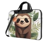 ANABPRMA Borsa a tracolla per computer portatile con ruota panoramica, alla moda, per laptop da 13/14/15,6 pollici, Carino cartone animato., 14 inch