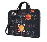 ANABPRMA Deer Art Borsa per computer portatile, alla moda, a tracolla, per computer portatile da 13/14/15,6 pollici, Stampa chimica 10, 14 inch