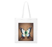 ANABPRMA Dreaming Of The Pyramids Of Khufu Canvas Tote Bag Per Le Donne Riutilizzabile Shopping Borsa a Tracolla Grande Capacità, Graziosa piccola farfalla, Taglia unica
