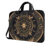 ANABPRMA Gecko Lizards - Borsa a tracolla per computer portatile da 13/14/15,6 pollici, Bussola di Rune Norse Design Magico, 14 inch