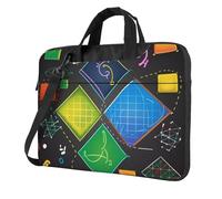ANABPRMA New York City - Borsa a tracolla per computer portatile da 13/14/15,6 pollici, Quiz di matematica, 15.6 inch