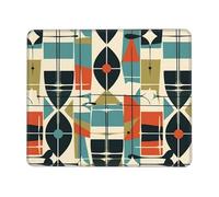 ANABPRMA Tappetino per mouse moderno con bordo in gomma metà secolo, per ufficio e gioco, tappetino per mouse da scrivania antiscivolo con bordi cuciti, diverse dimensioni 7 x 21,8 cm