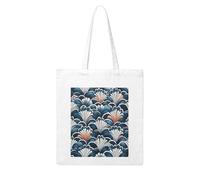 ANABPRMA Wild Goose By The Bridge, borsa da donna in tela, riutilizzabile, borsa a tracolla di grande capacità, Motivo cinese, Taglia unica