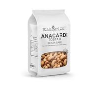 Anacardi Tostati non Salati interi 400 g, Tostati, non salati, senza conservanti. Anacardi senza sale qualità Extra. Frutta secca di primissima scelta. Italia Spezie