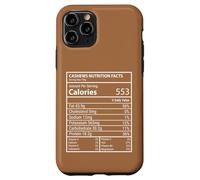 Anacardi Valori Nutrizionali Calorie Protein Label Design Custodia per iPhone 11 Pro