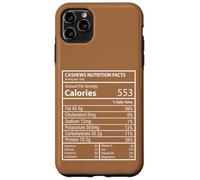 Anacardi Valori Nutrizionali Calorie Protein Label Design Custodia per iPhone 11 Pro Max