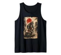 Anaconda Japanese Samurai Warrior Vintage Graphic Ukiyo-e Canotta