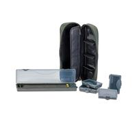 Anaconda Workshop - Borsa per il trasporto con 4 torcini e Rig Treasure, 36 x 12 x 7 cm, per accessori da pesca e piccoli pezzi