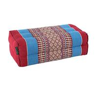 ANADEO YogaProducts Standard - Cuscino Zafu Yoga e Meditazione Standard - Kapok 100% Naturale ad Alta densità - Comfort e fermezza - Stabilità del Sedile - Blu Bordeaux - X1