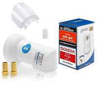 Anadol GoldLine Single LNB 0,1 dB [test 2 X molto buono] - estremamente resistente al freddo e al calore (da -30 a 60 °C)