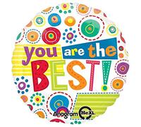 Anagram Foil Balloon 1995101 You're The Best Whimsy DOTS, 45,7 cm, multicolore