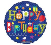 Anagram Happy Birthday Fun - Palloncino in alluminio, 45,7 cm, multicolore