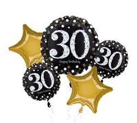 ANAGRAM INTERNATIONAL Blumenstrau Sparkling Bday 30 Verschiedene Multi