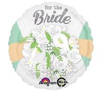 Anagram Palloncino in lamina floreale per la sposa, 45,7 cm, multicolore