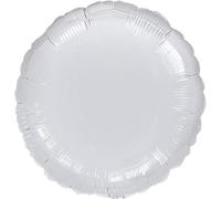 Anagram Pallone Foil 17""-42 Cm Tondo Argento Confezionato Singolarmente, 7A2057601