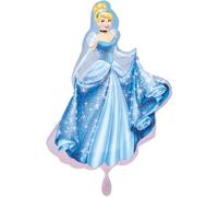 Anagram- Pallone Foil Supershape 33""-84 cm Cenerentola, Multicolore, 7A2481401