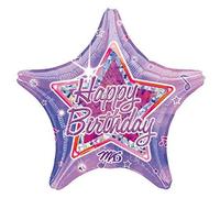 Anagramma 1 Rock Star Birthday Foil Pallone, 19", Multicolore